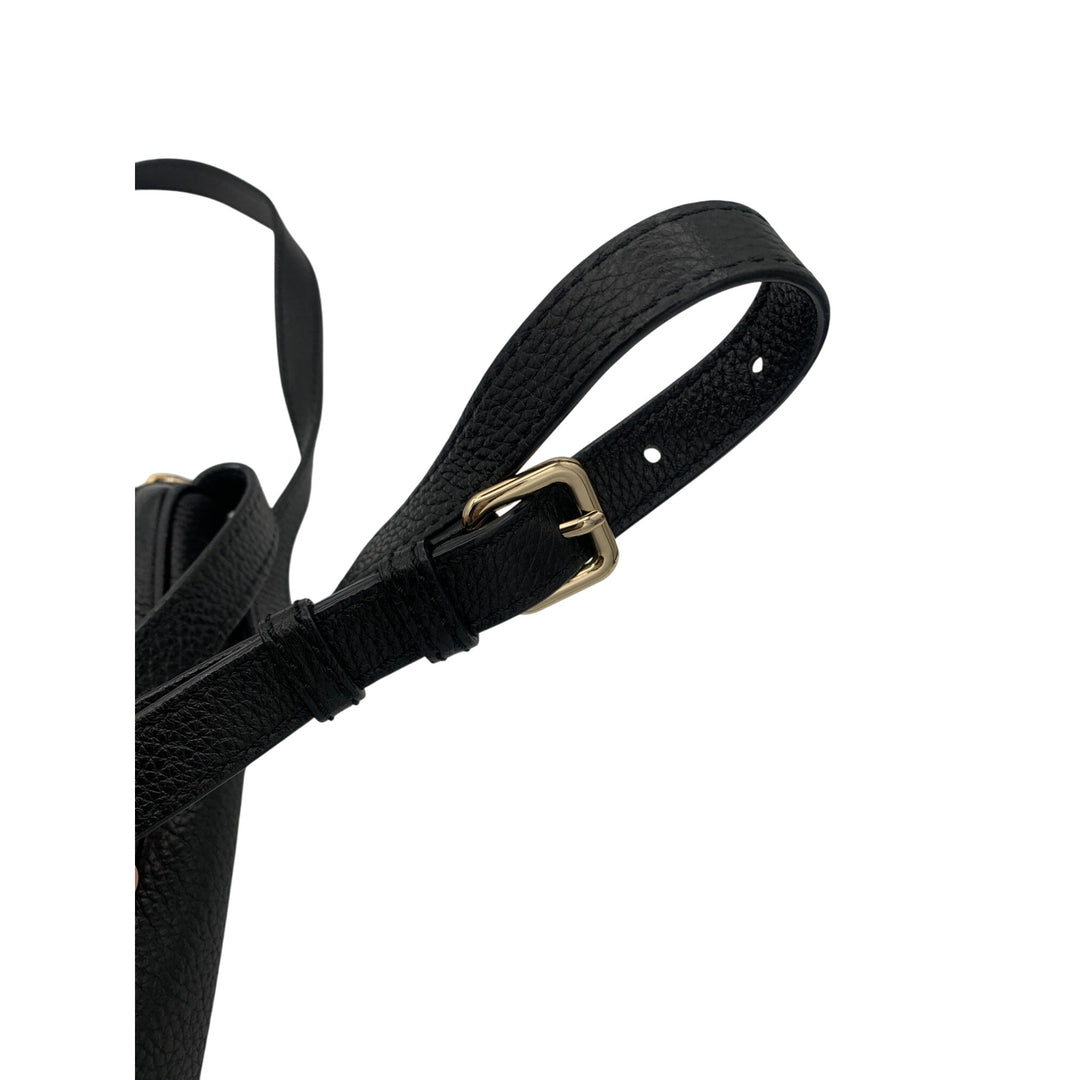 Women’s kate spade Black Shoulder Strap Bag with Gold Accents