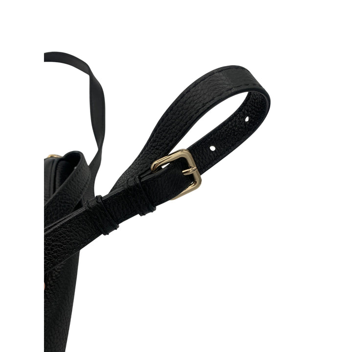 Women’s kate spade Black Shoulder Strap Bag with Gold Accents