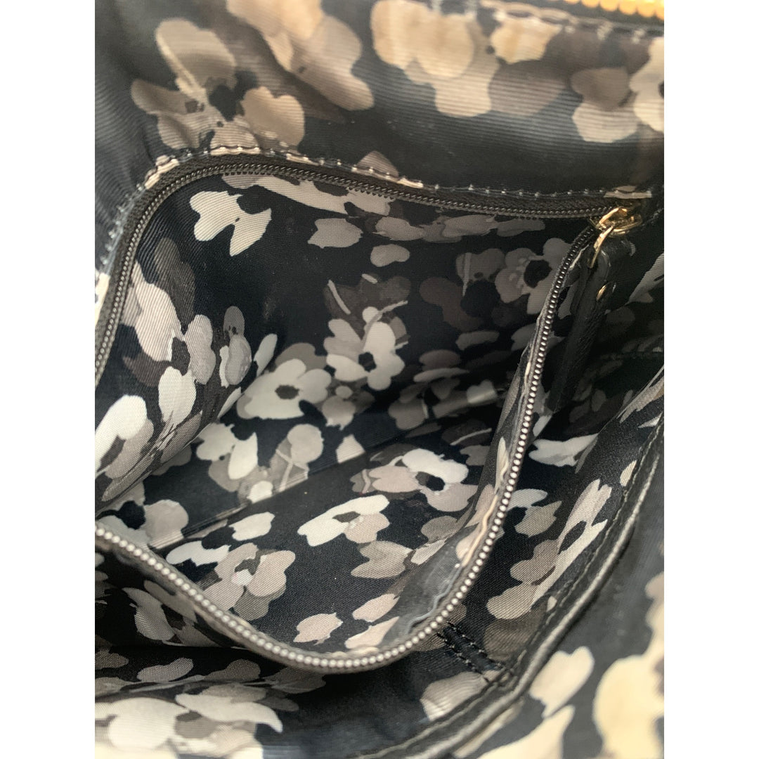 Women’s kate spade Black Shoulder Strap Bag with Gold Accents