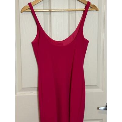 Hot Pink Bodycon Mini Dress S