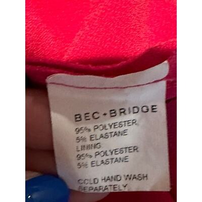 Hot Pink Bodycon Mini Dress S