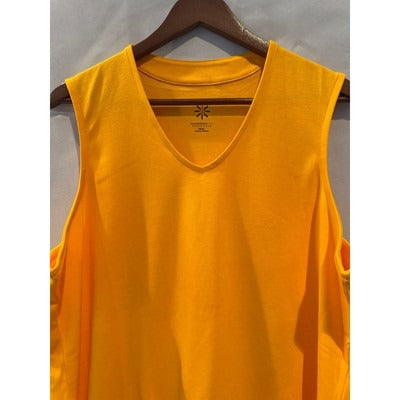 Isaac Mizrahi Live XL Mustard Yellow Tank Top