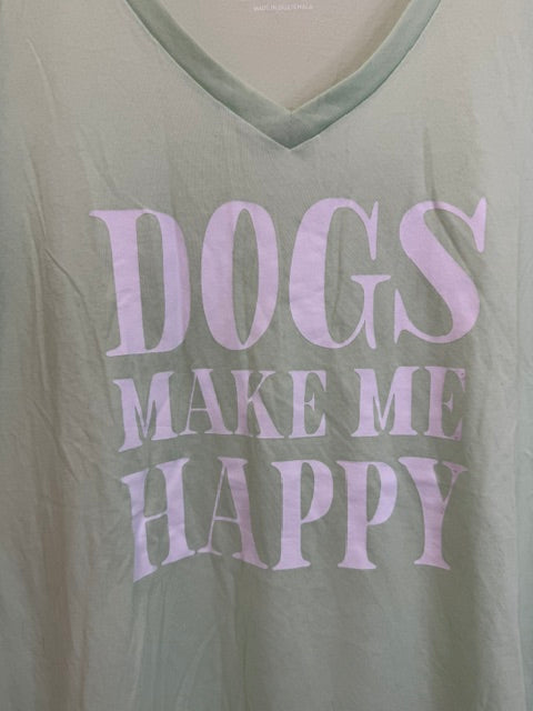 Torrid Classic Fit (Dogs Make Me Happy) Tee Sz1(14-16) NWOT