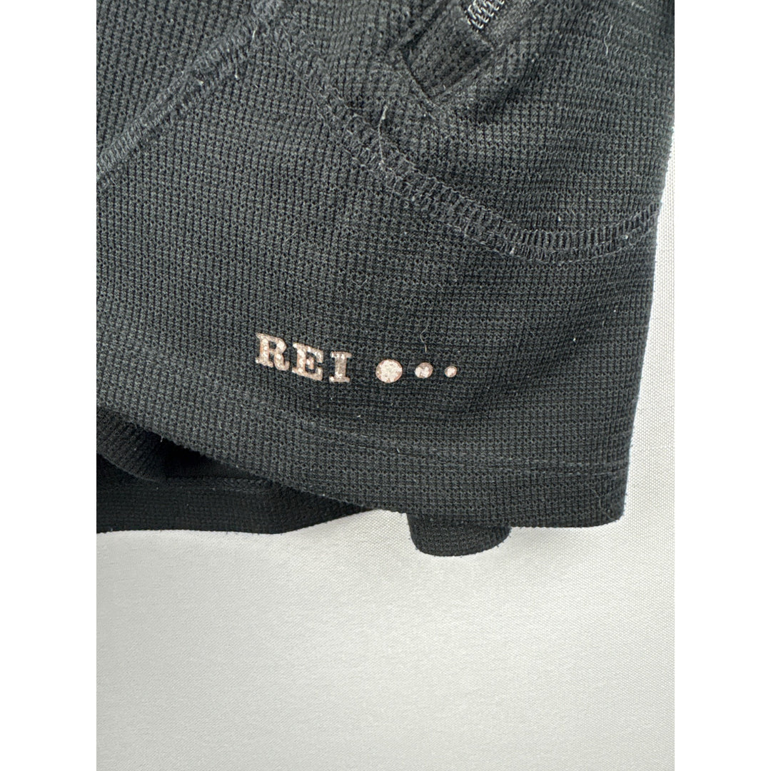 REI Womens Black 1/4 Zip Pullover Jacket S Polyester Canada