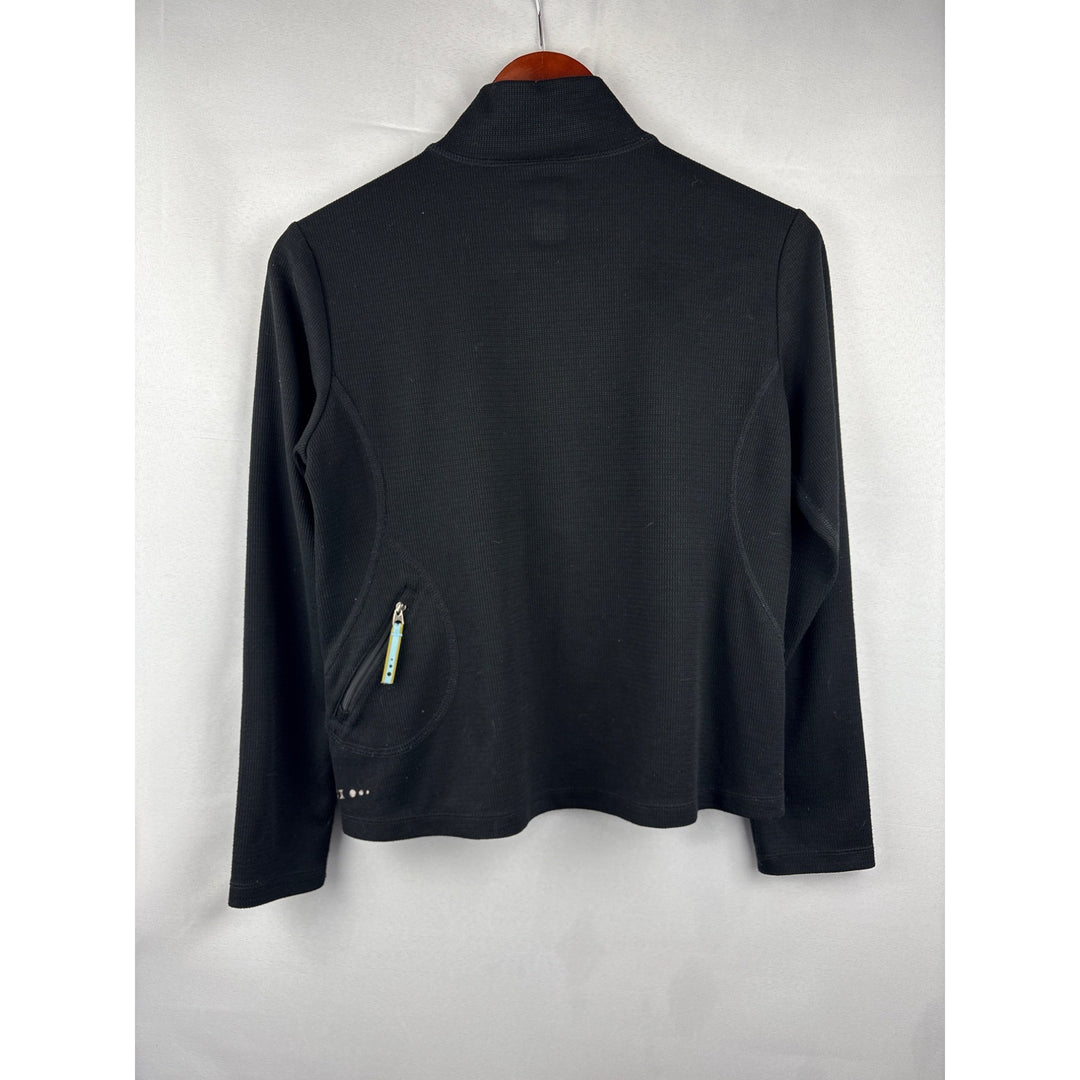 REI Womens Black 1/4 Zip Pullover Jacket S Polyester Canada