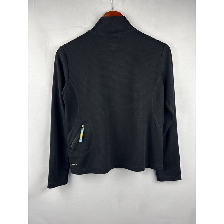 REI Womens Black 1/4 Zip Pullover Jacket S Polyester Canada