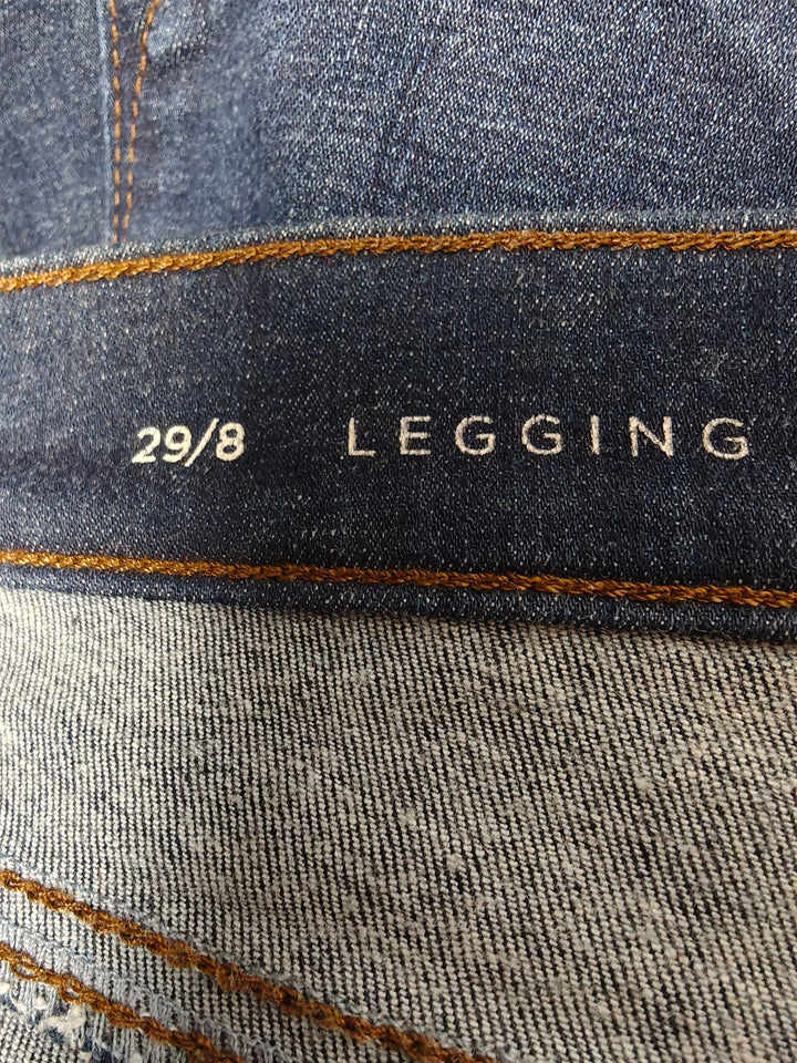 Womens LOFT Legging Jeans Dark Wash Size 29/8