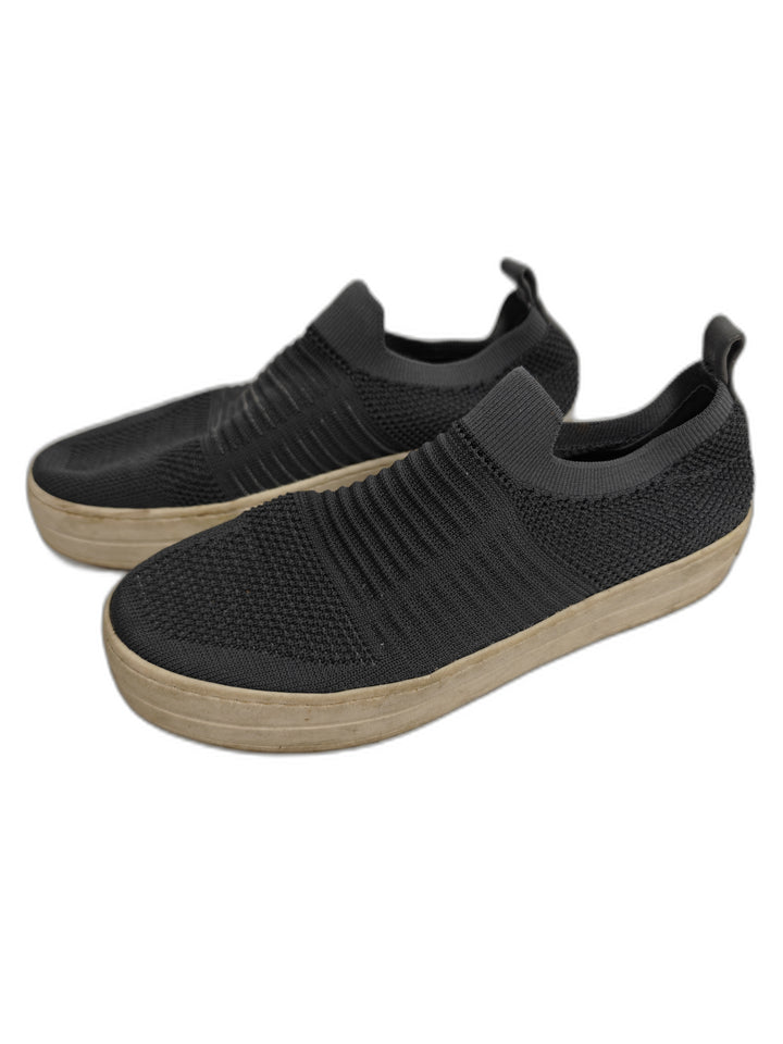 Women J Slides Slip On Knit Sneakers Black Size 9