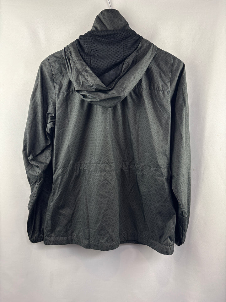 Women’s Columbia Small Dark Gray &amp; Black Raincoat
