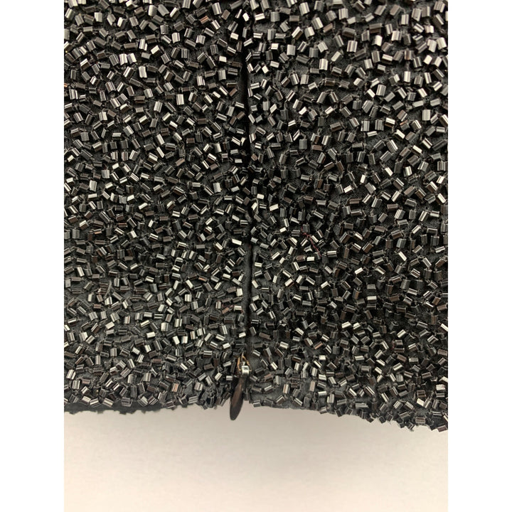 Women’s Caché Black Beaded Zipper Top Size M