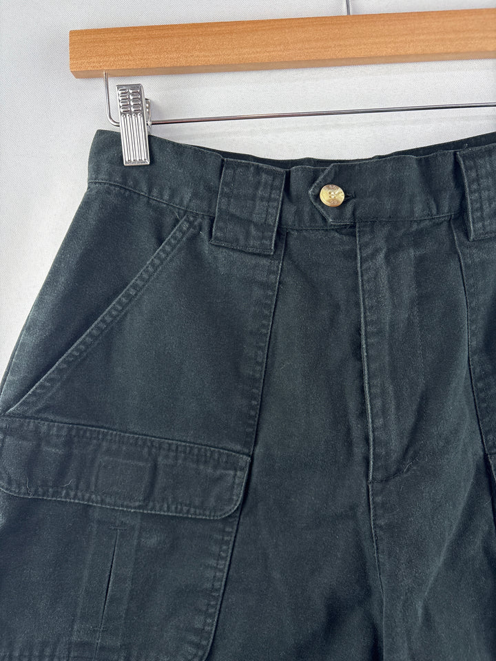 Women’s Route 66 Size 8 Black Cargo Denim Shorts