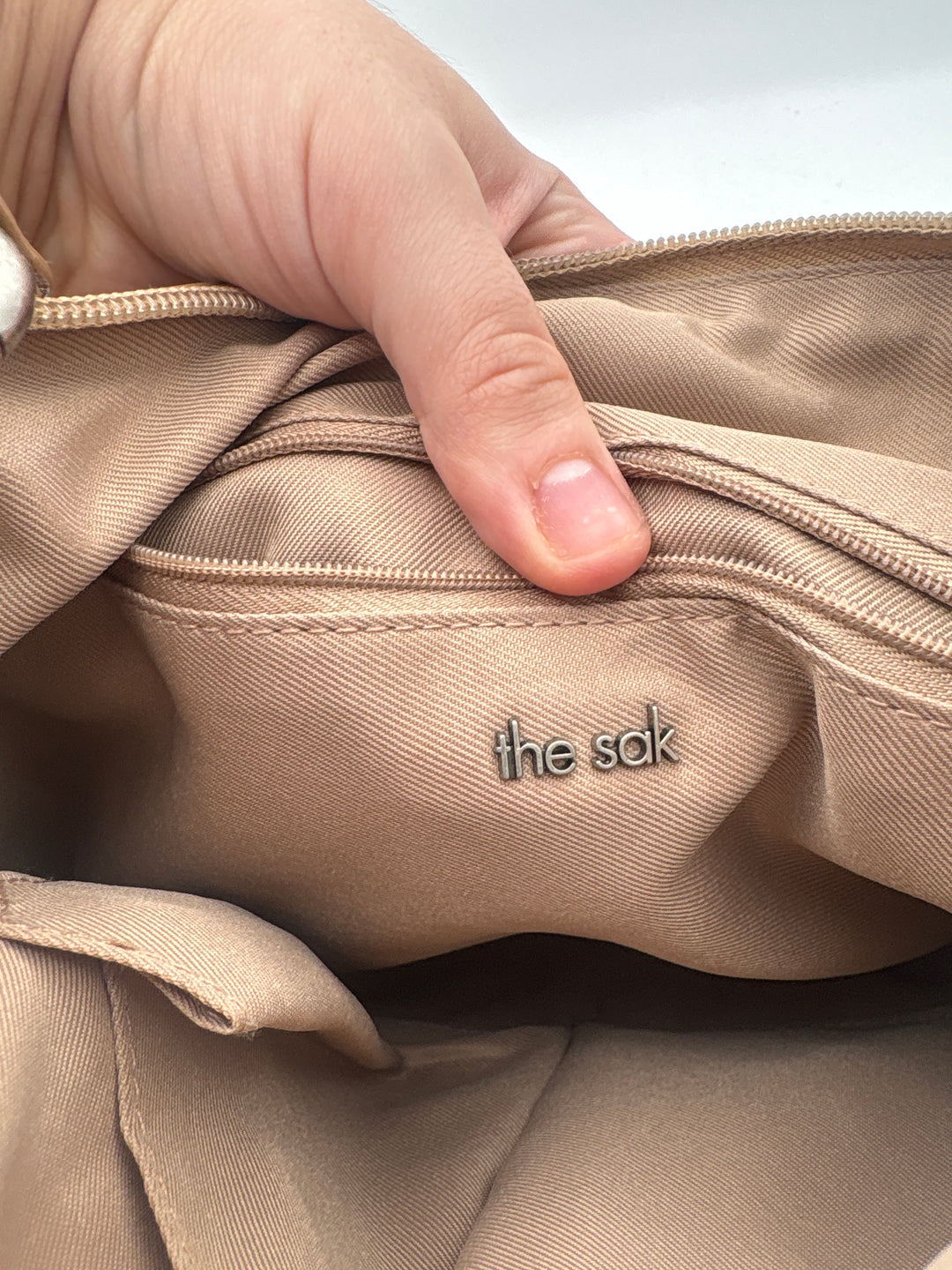 Women’s The Sak Tan Woven Beaded Crossbody Purse