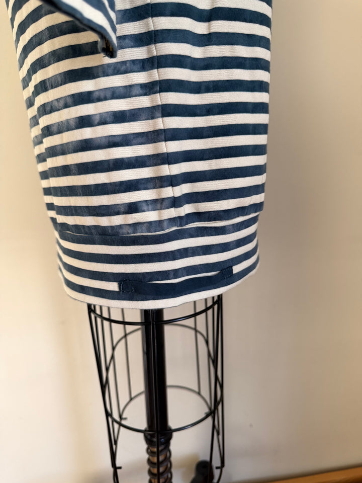 Diesel Black Gold Striped Jersey Dress