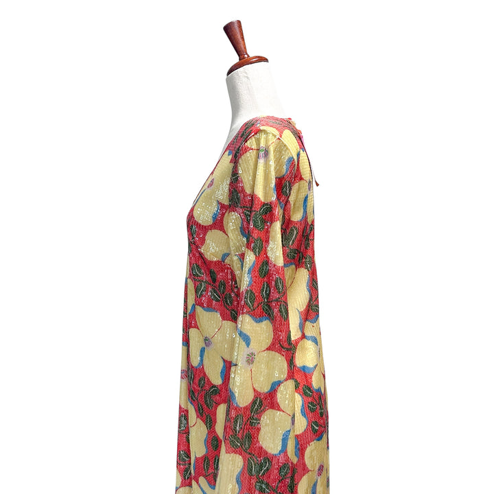 Rhode Size 4 NWT Terry Dress Scarlet Martinique Midi Vacation Boho Sequined