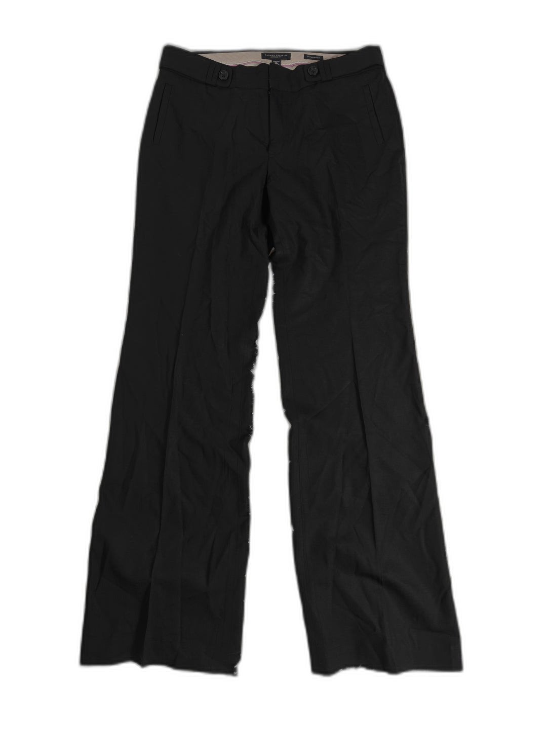 Womens Banana Republic Jackson Fit Black Dress Pants Size 12L
