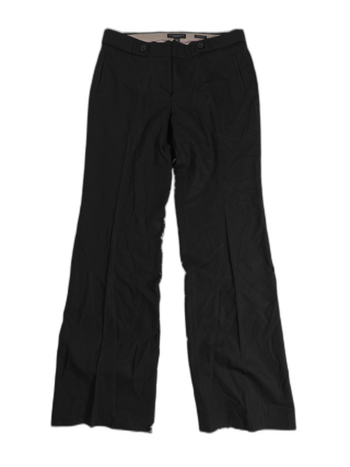 Womens Banana Republic Jackson Fit Black Dress Pants Size 12L