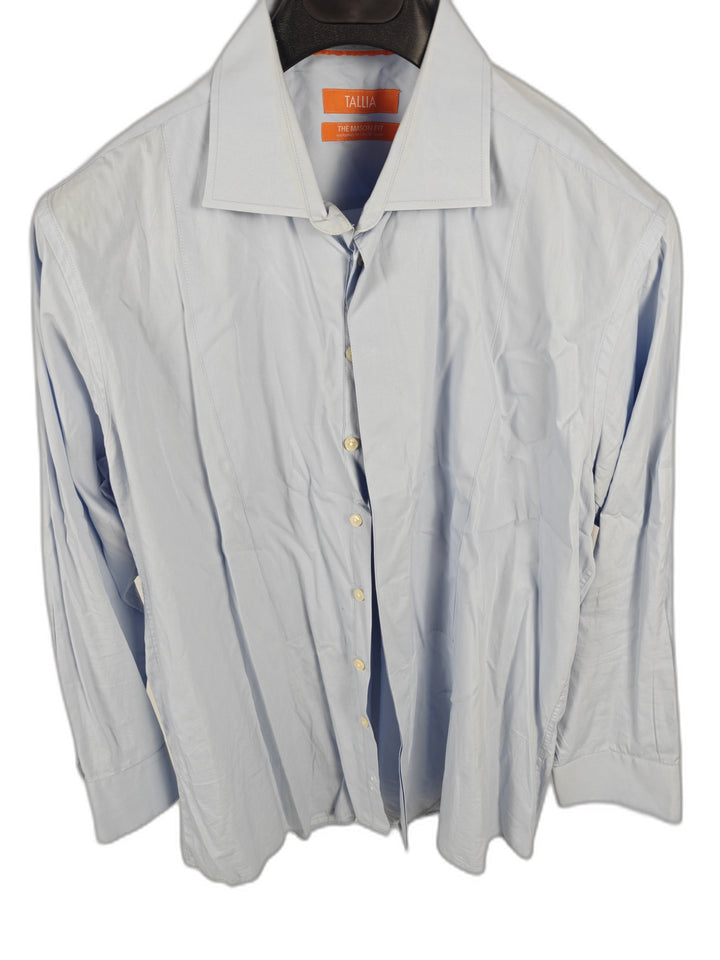 Men’s Tallia Mason Fit Dress Shirt Light Blue 17.5 34/35
