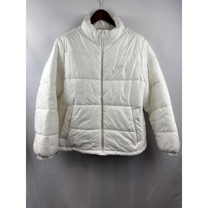 Women’s Adidas Large White Puffer Jacket