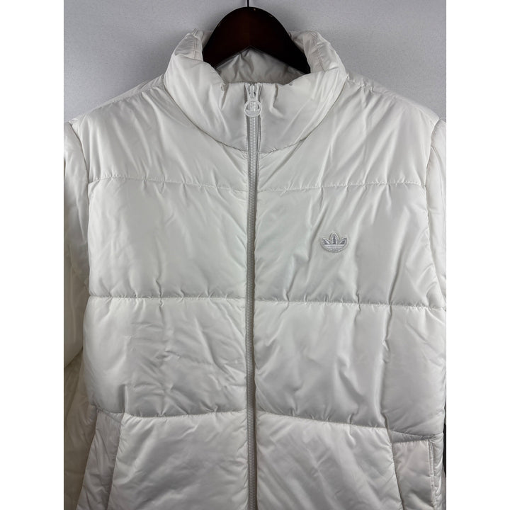 Women’s Adidas Large White Puffer Jacket