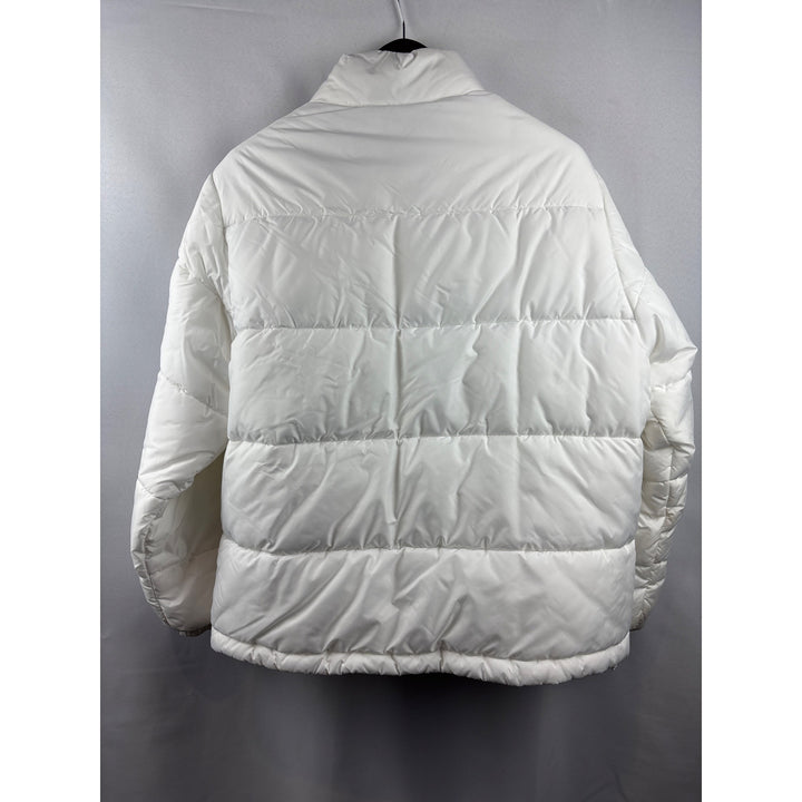 Women’s Adidas Large White Puffer Jacket
