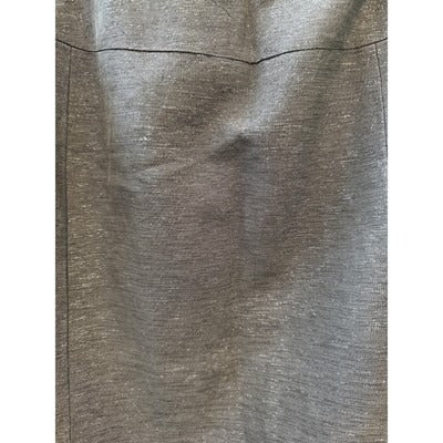 Women’s Lafayette Sparkly Silver Knee-Length Skirt Sz 14