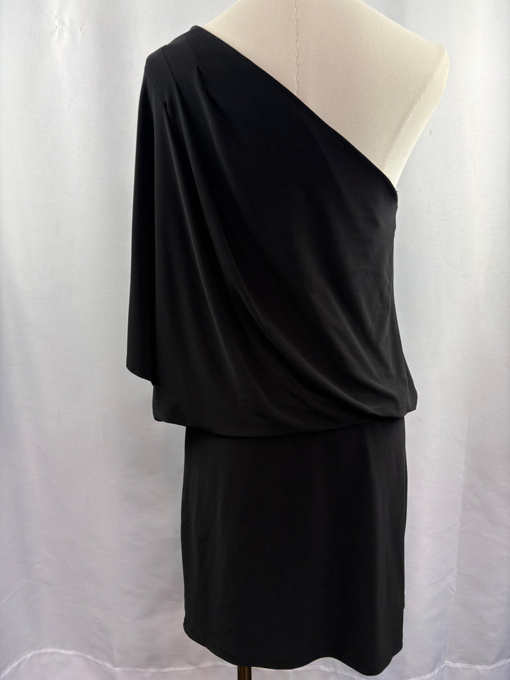 Women’s Jessica Simpson Size 6 Black One Shoulder Mini Dress