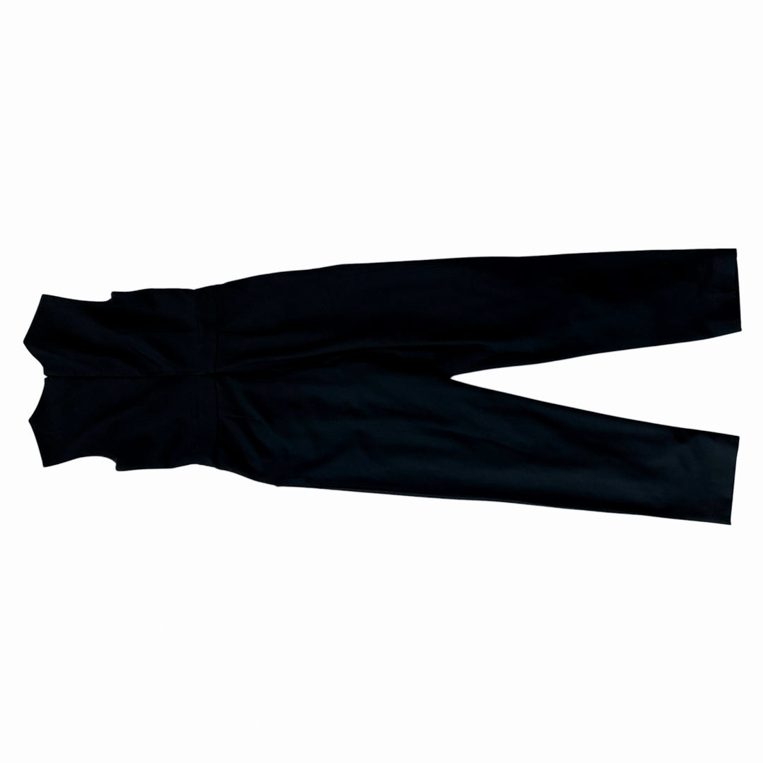 Trina Turk Women's Jumpsuit Size 6 Black "Lindsay" Pleated Minimalist Chic Capsule Wardrobe