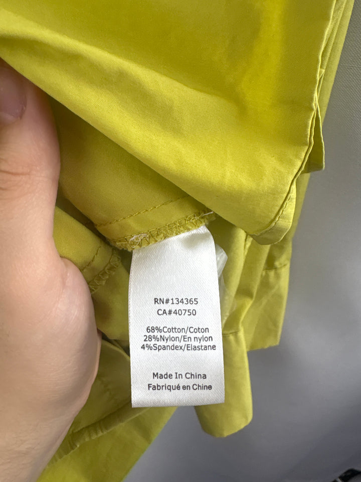 Women’s Marla Wynne Size 1X Avocado Green Button Up