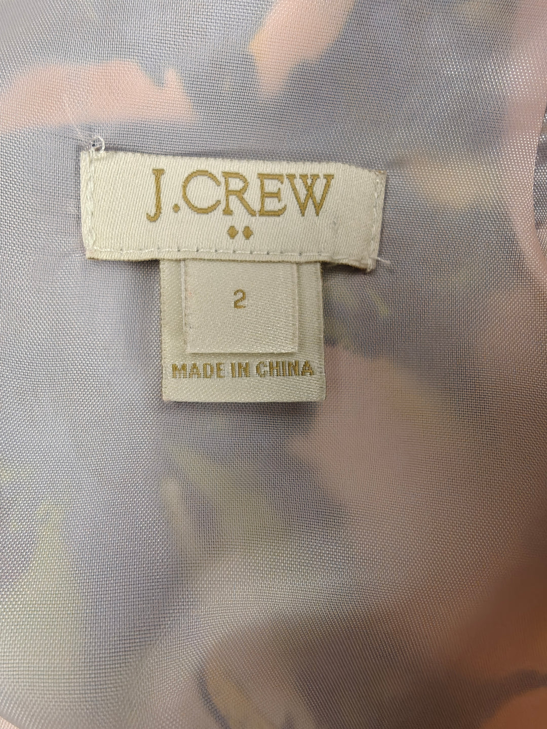 Women’s J.Crew Shift Dress Floral Multicolor Size 2