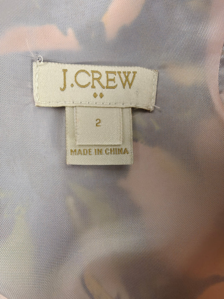 Women’s J.Crew Shift Dress Floral Multicolor Size 2