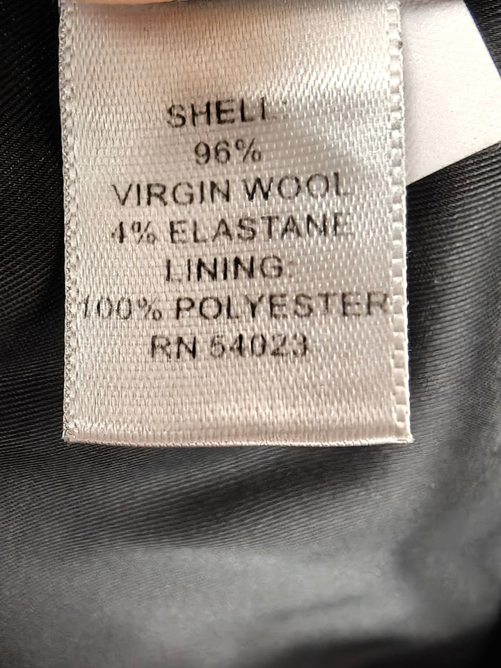 Womens Banana Republic Jackson Fit Black Dress Pants Size 12L