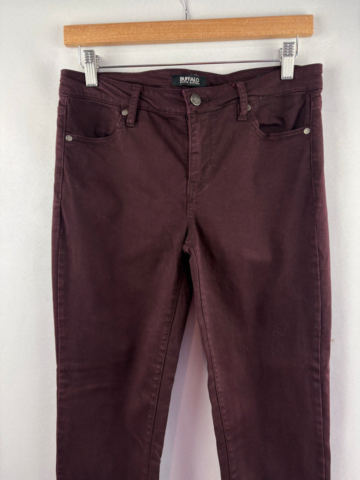Women’s Buffalo David Bitton Size 4/27 Burgundy Skinny Jeans