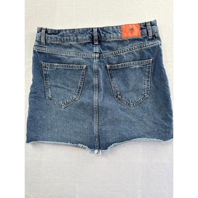Zara Womens Denim Mini Skirt Size 26