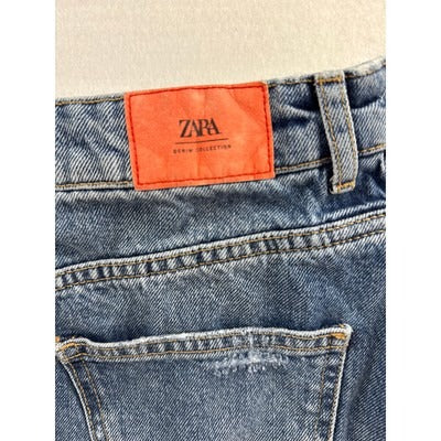 Zara Womens Denim Mini Skirt Size 26