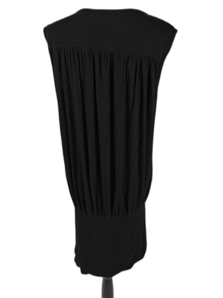 Women’s Savi Mom Sleeveless Black Knit Shift Dress Size Medium