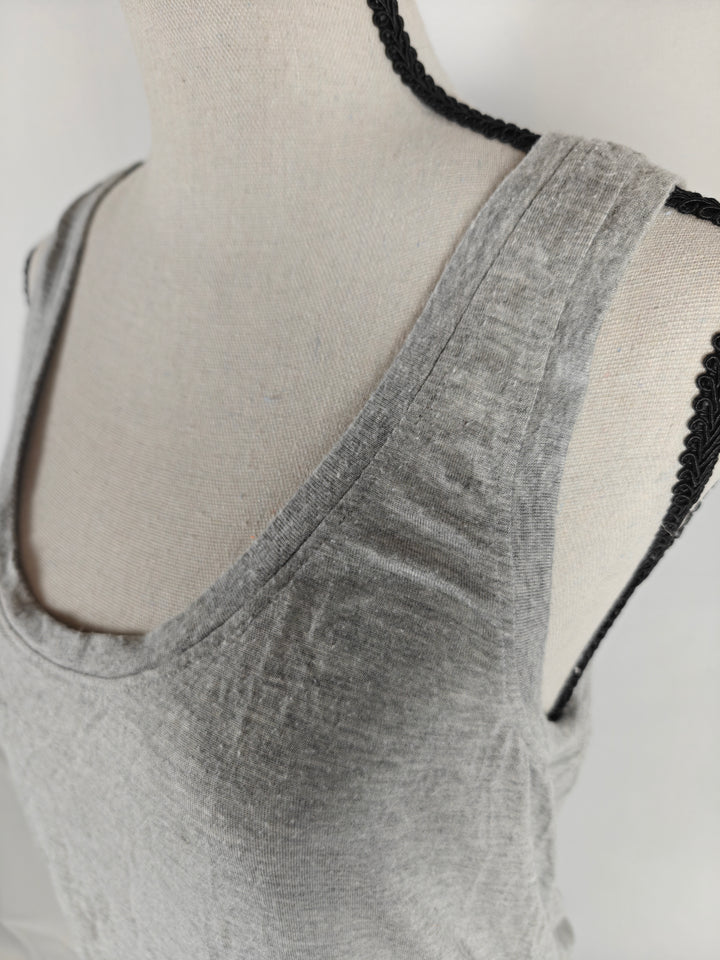 Women Z Supply Swing Tank Top Gray Medium