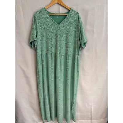Women’s Only Necessities Teal Polka Dot Dress Size 20W