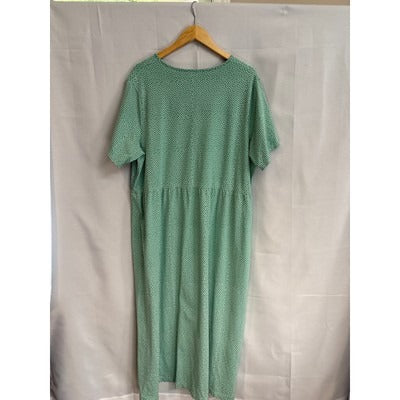 Women’s Only Necessities Teal Polka Dot Dress Size 20W
