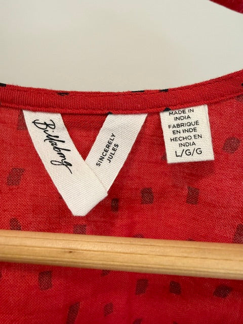 Billabong x Sincerely Jules Wrapped In Love Top SzL(10-12)