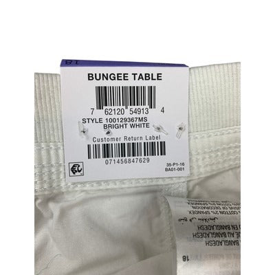 Women's Style&Co White Cotton Capri - Size 18