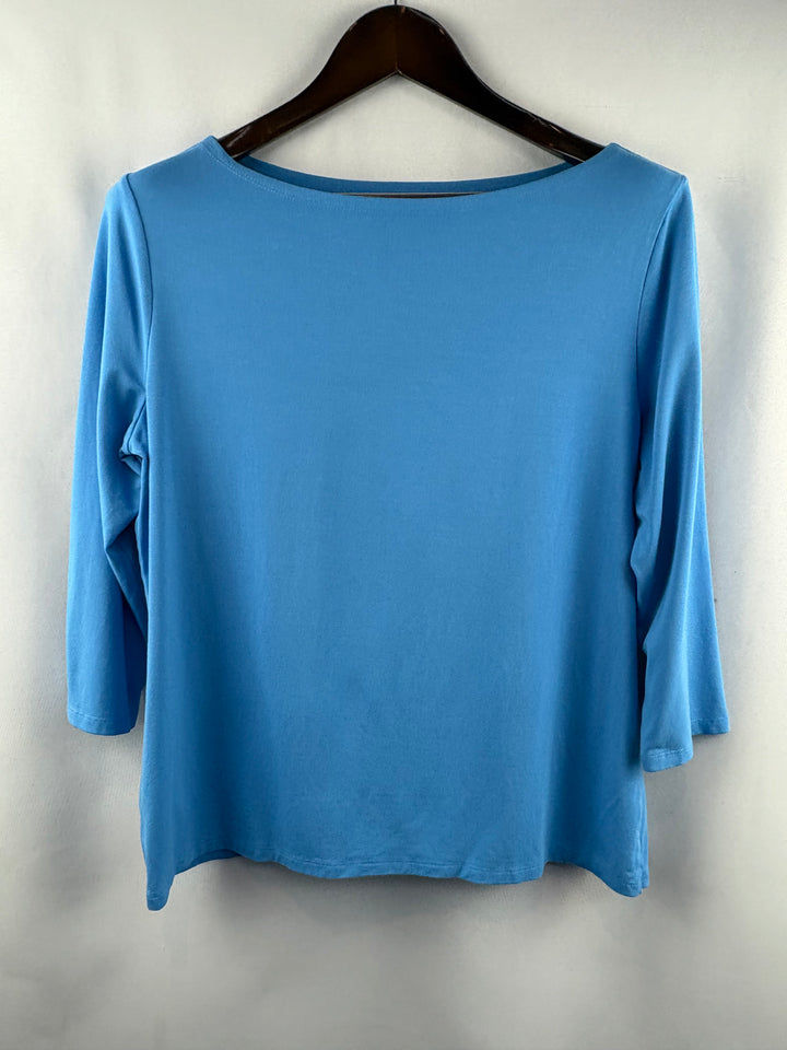 Women’s Ann Taylor Factory Large Cornflower Blue Blouse