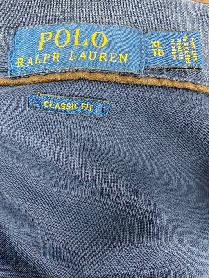 Men’s Polo Ralph Lauren Classic Fit Long Sleeve Polo Navy Blue Size XL