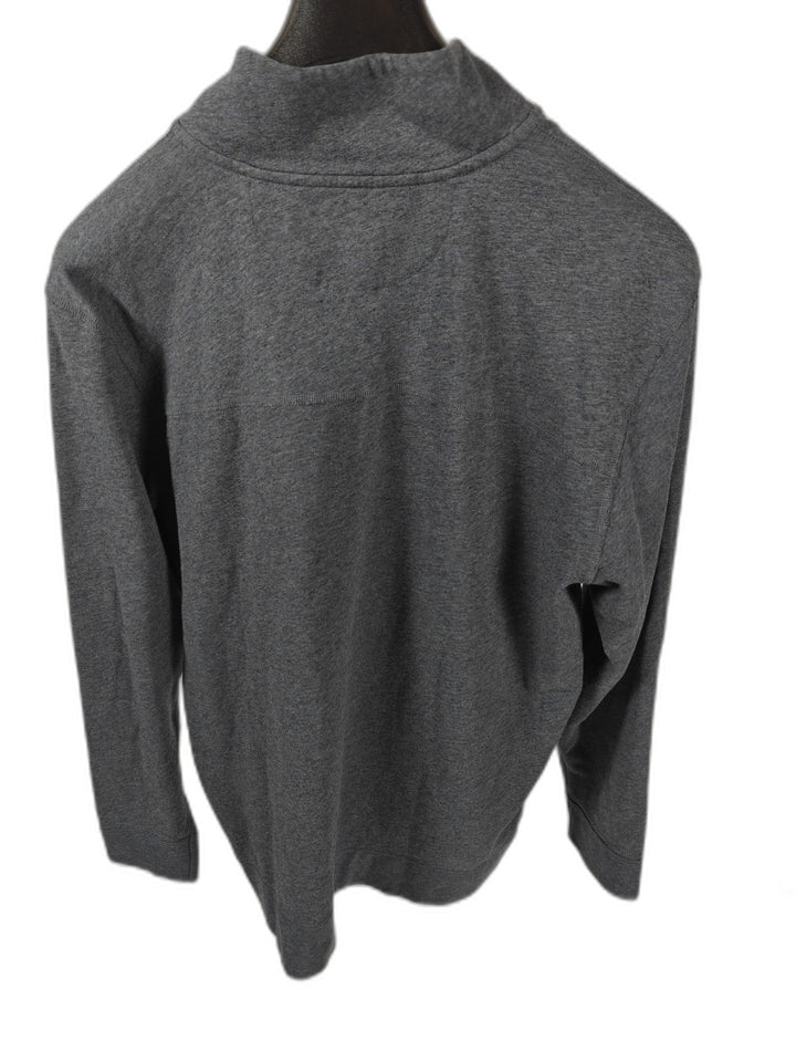 Mens Faherty Quarter Zip Pullover Blue XL