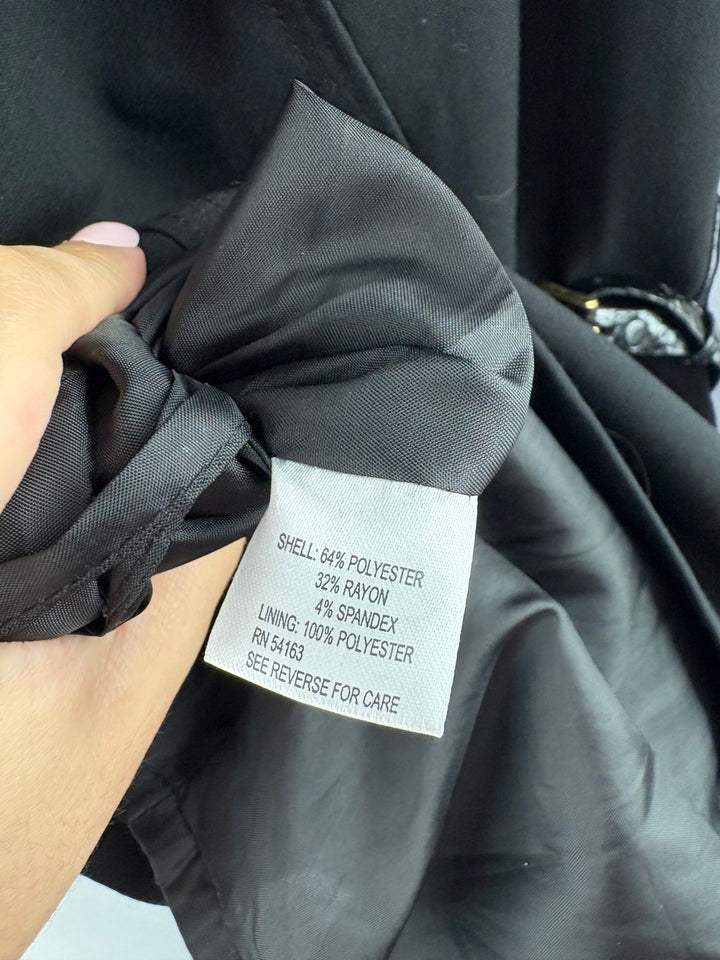 Women’s Calvin Klein Size 4 Black Pencil Dress w/ Belt
