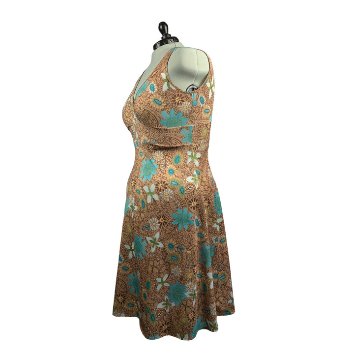 Joy Weekenders Collection Floral Sleeveless Dress  Medium