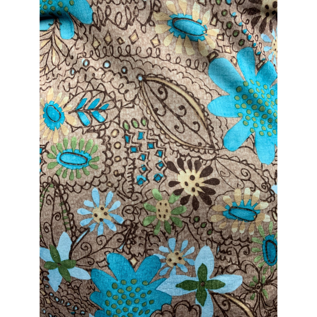 Joy Weekenders Collection Floral Sleeveless Dress  Medium