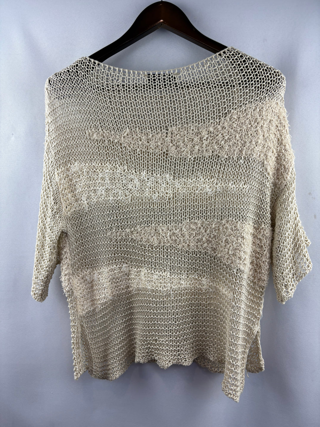 Women’s Zara Small Beige Knit Pullover Sweater
