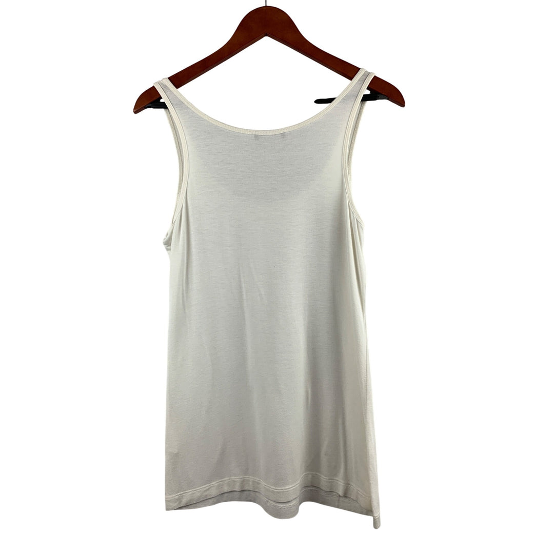 Nally & Millie Off-White Womens Tank Top