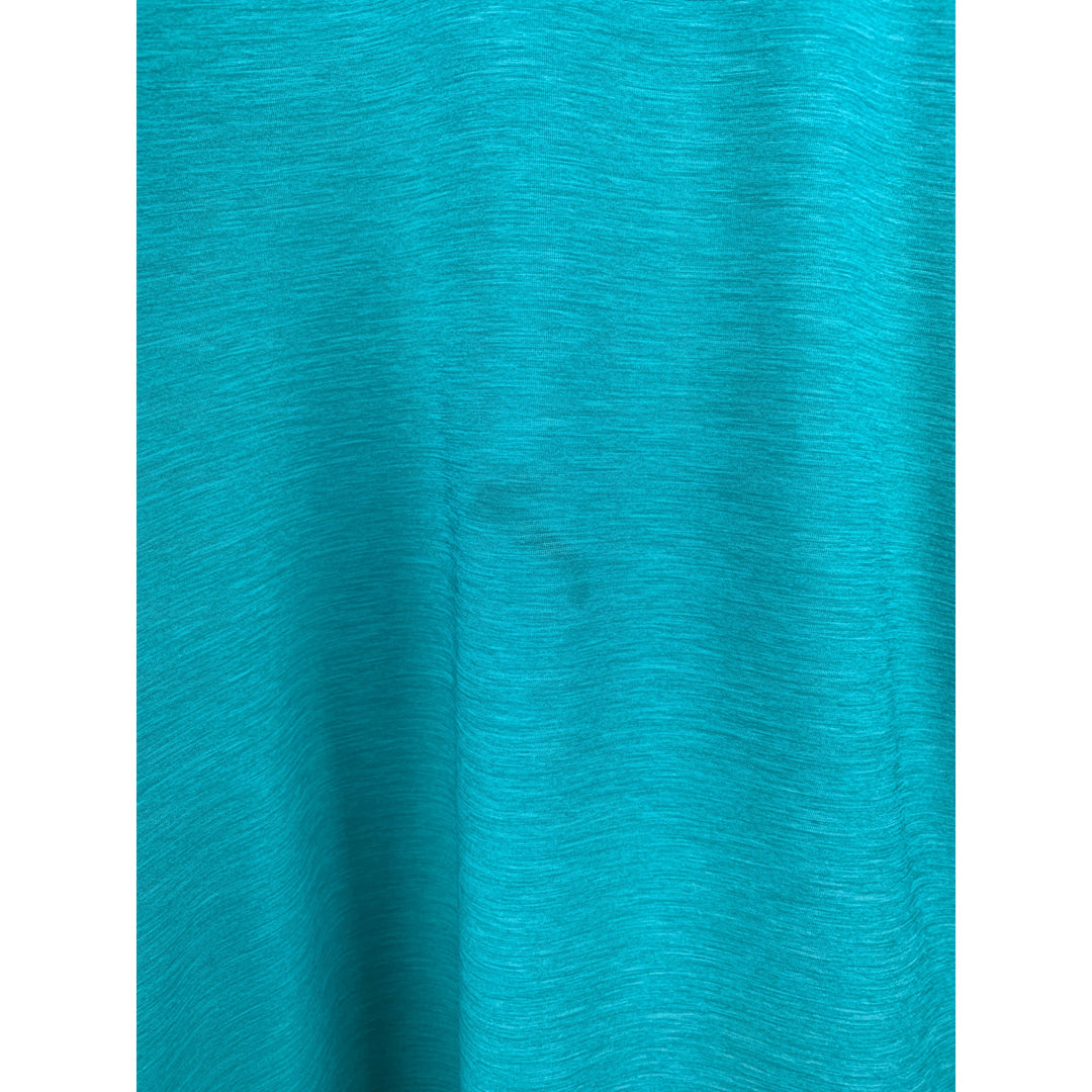 Tuff Athletics Womens Teal Performance Tee S