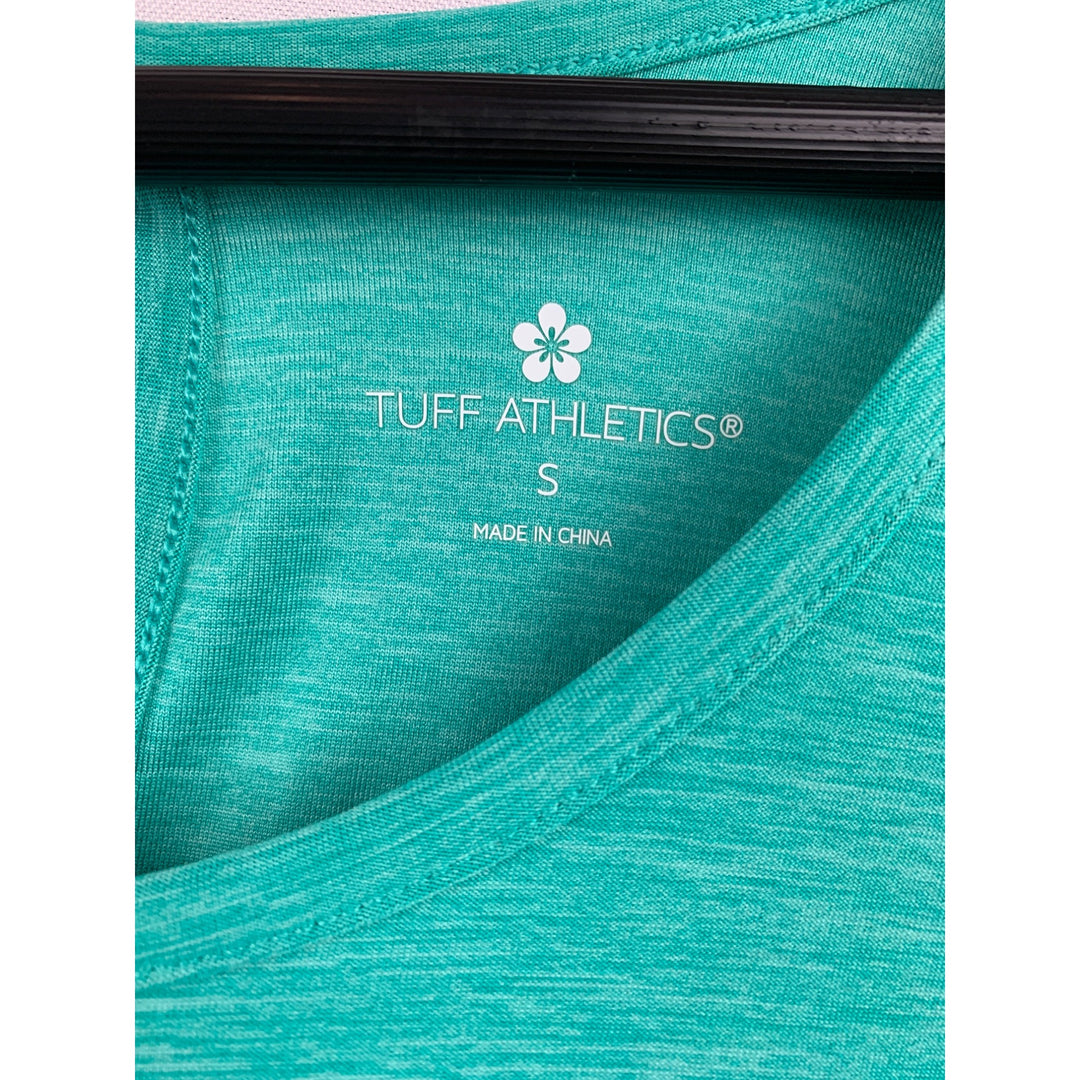 Tuff Athletics Womens Teal Performance Tee S